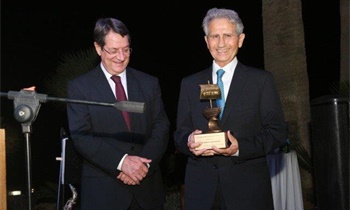 The "Cyprus Maritime Award 2015" was bestowed to Mr. Eleftherios Montanios, Partner at Montanios & Montanios LLC.